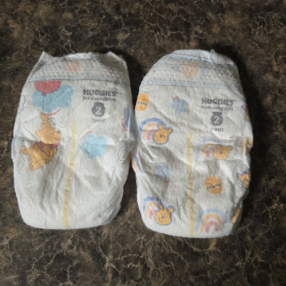Vintage Huggies Little Snugglers Size 2 Winnie the Pooh Disney Diapers Collector